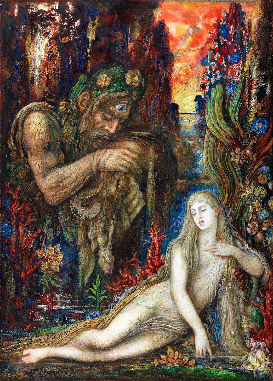 Art Print of Galatea Gustave Moreau 1896 Etsy