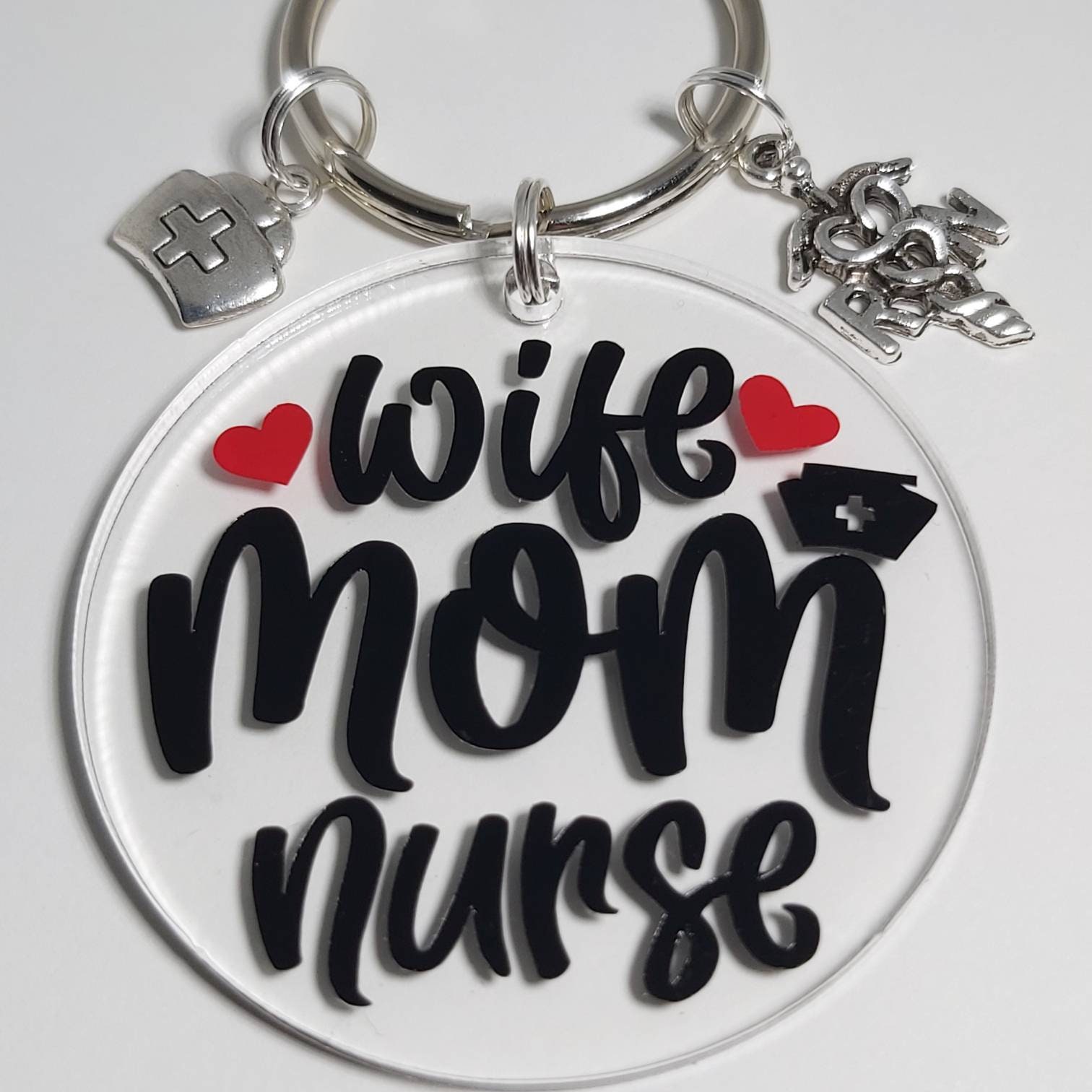 Nurse Keychain Nurse Birthday Gift Acrylic Keychain Etsy UK