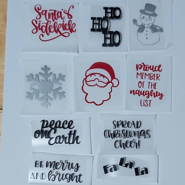 Christmas Iron On Etsy