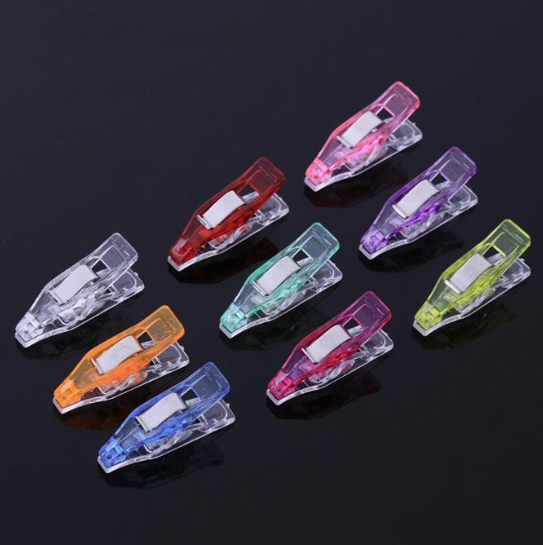 12 24 Mini Sewing Clips Quilting Clip Sturdy Mix of Colors Fabric Clips