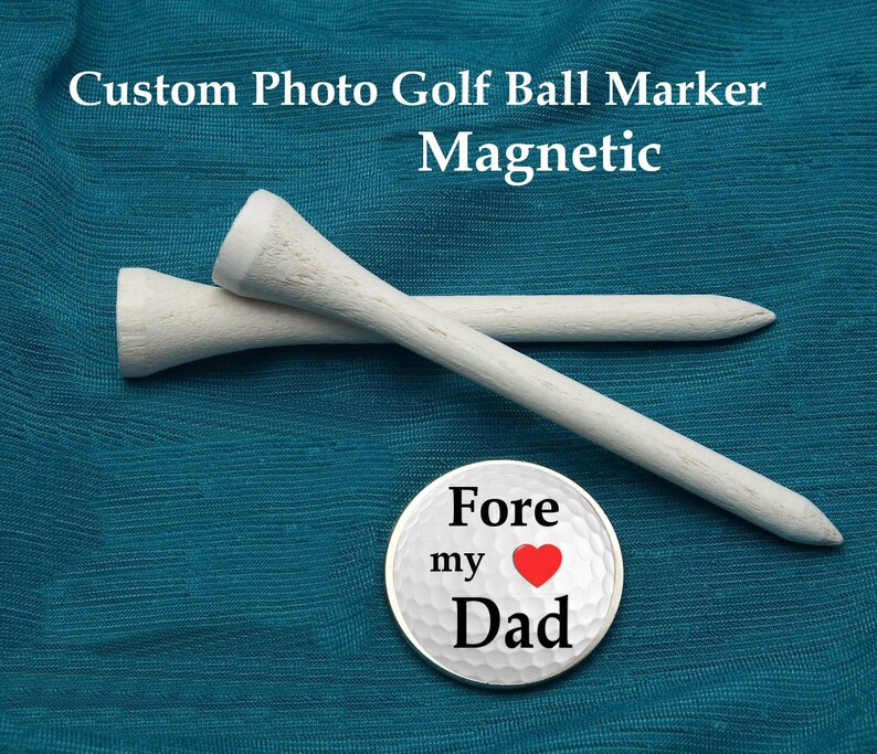Custom Photo Golf Ball Marker Golf Marker Etsy