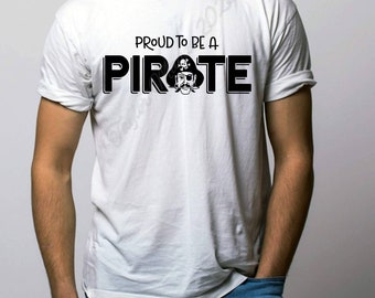 Mens pirate loving tshirt, custom father's tee, gifts for dad, i want to be a pirate, mens fun tshirts, gifts for men,
