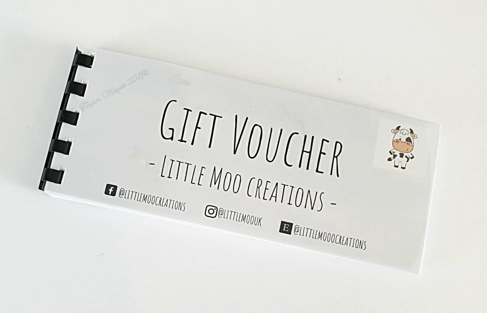 Business Gift Voucher Booklets Business Stationery Custom - Etsy UK