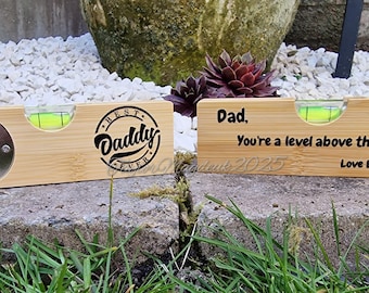 Presente personalizado para o dia dos pais, nível de bolha do papai, abridor de garrafas do papai, avô personalizado, construtor, presentes DIY para ele, aniversário, professor