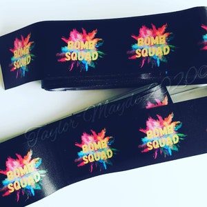 25mm personalisiertes Geschäft Logo bedrucktes Band, Geschäft Band, Band nach Maß, Geschäftspapiere, kundenspezifischer Druck, Visitenkarten,