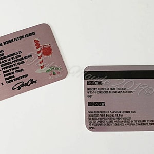 Santa licentie, elf licentie, Santa slee, elf activiteit, leuke kerst ideeën, kerst elf, vader kerst rijbewijs, elf accessoire,