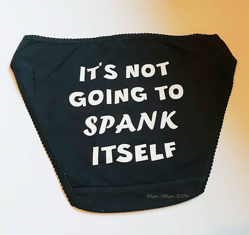 Sexy underwear, ladies after dark panties, spank me, bdsm, fun naughty pants, ladies fun briefs, handcuffs, bedroom fun, valentines gifts, image 1