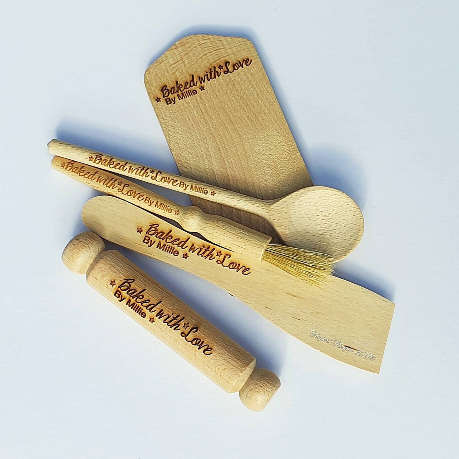 Personalised Children's Baking Set Kitchen Play Set Etsy