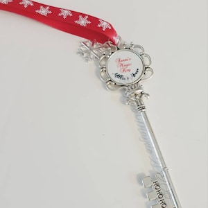 Personalised Santa key, Christmas Key, Santa's key, no chimney Father Christmas magic key, customised Christmas key,