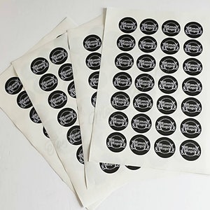 Logo stickers, happy post, zakelijke stickers, crafting stickers, zakelijk briefpapier, aangepaste stickers, retour adres labels, matte labels,