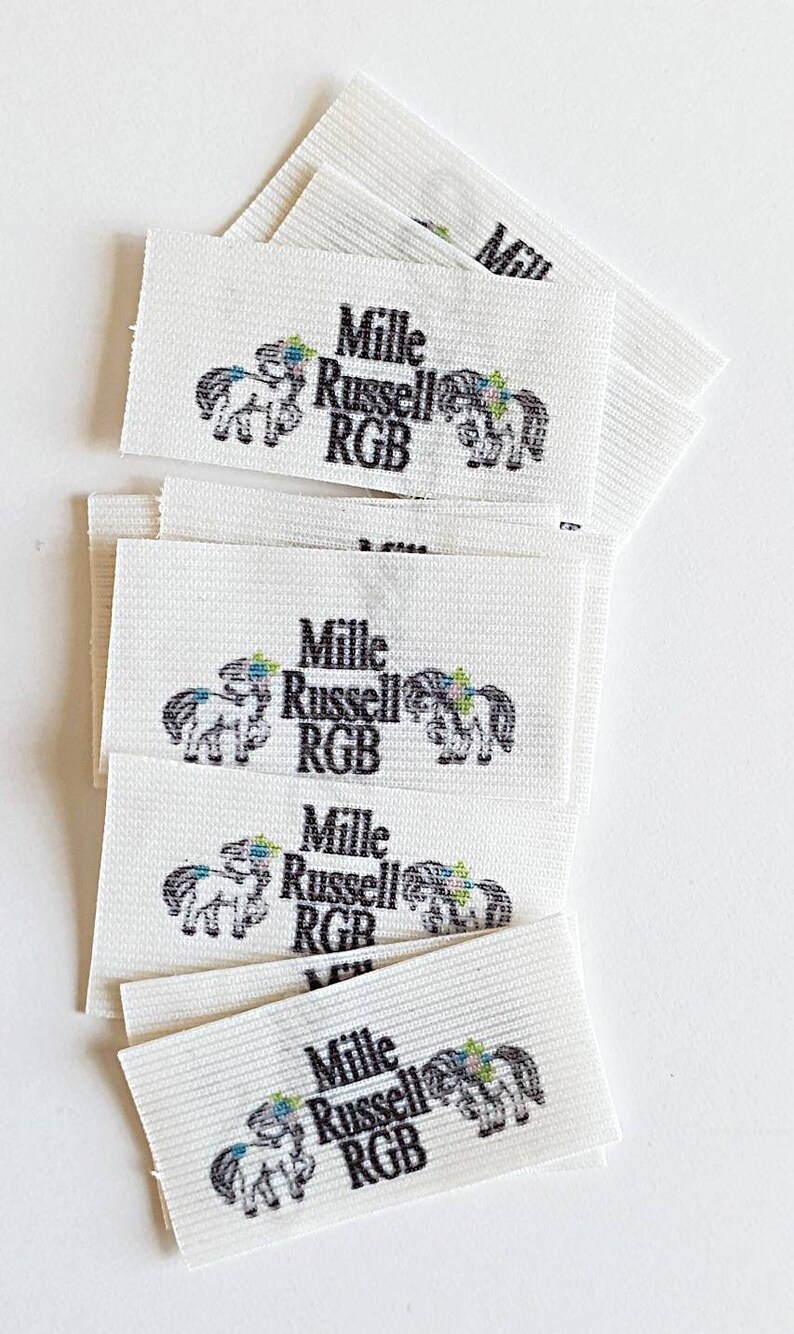 Iron on name labels back to school labels iron in clothing Etsy