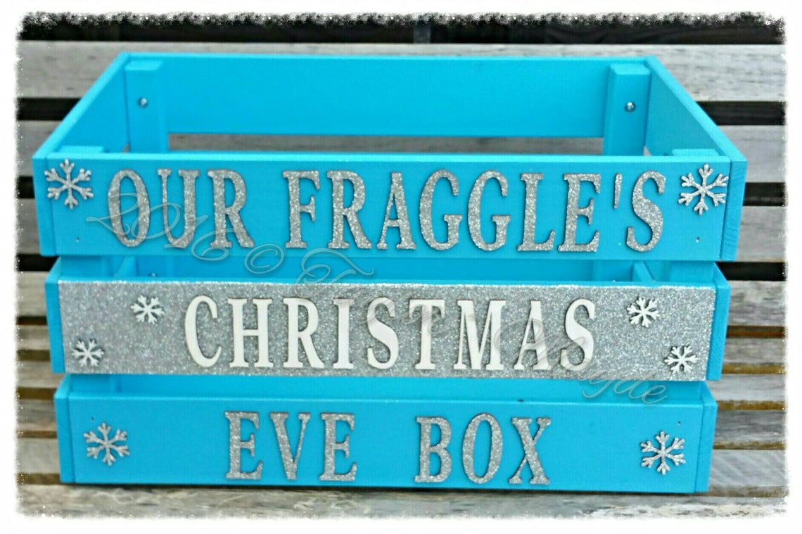 Christmas Eve Box Christmas Crate Santa's Elf Box Xmas - Etsy Australia