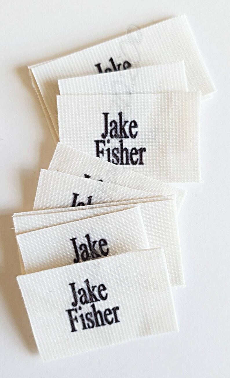 Iron on Name Labels Back to School Labels Iron in Clothing Etsy UK
