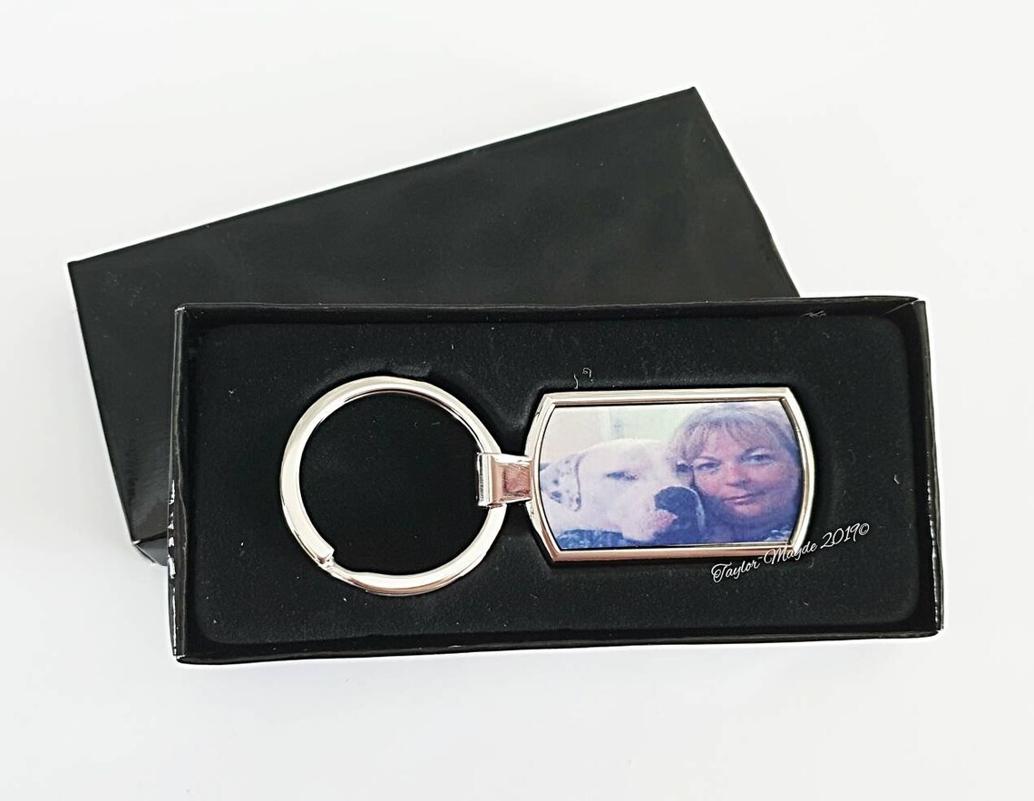 Keyring keychain photo keyring personalised keychain Etsy