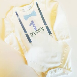 personalised baby swimsuit
