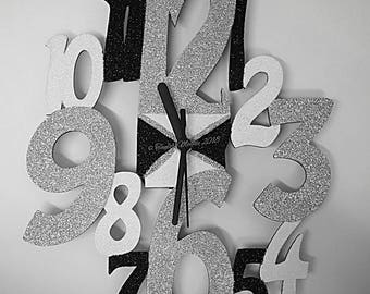 Custom Handmade Clock, new home gift, house warming gift, bespoke gifts, wall mounted personalised, time piece, custom home dećor, retro,