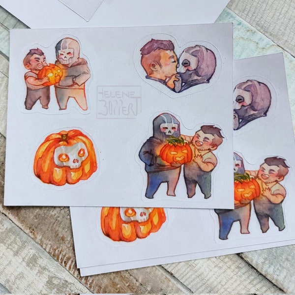 Halloween Ghost Soap Sticker Sheet