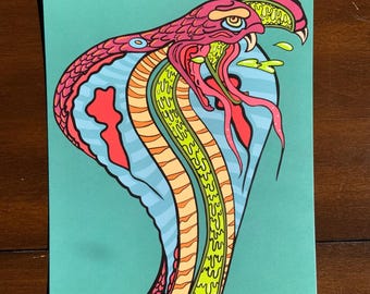 Year of the Snake Digital Illustration