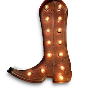 Cowboy Boot Marquee, Cowboy, Western Decor