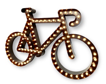 Bicycle Marquee, Light Up Sign