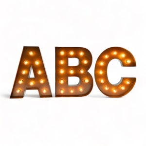 18 Marquee Letters, Light Up Letter, Marquee Letters image 1