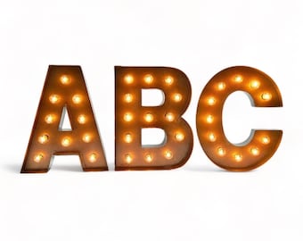 18" Marquee Letters, Light Up Letter, Marquee Letters
