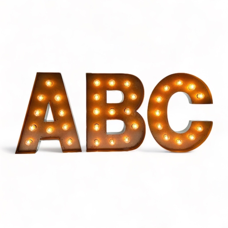 18 Marquee Letters, Light Up Letter, Marquee Letters image 1