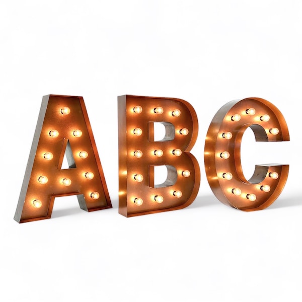 24" Marquee Letters, Light up Letters, Marquee Letters