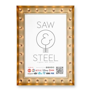 Marquee Poster Display 24x36, Wrapped with Snap Frame, Home Theater, Movie Poster, Wedding, Event, Art, Restaurant, Retail Display