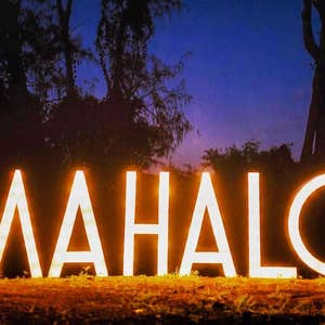 Mid Century Modern Marquee Letters, Light Up Letters