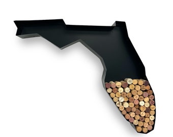 Florida Wine Cork Holder, Wine Decor