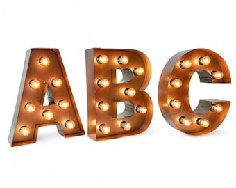 12&quot; Marquee Letters, Light Up Letters