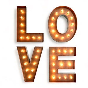 Love Marquees, Light Up Letters