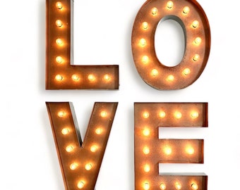 Love Marquees, Light Up Letters