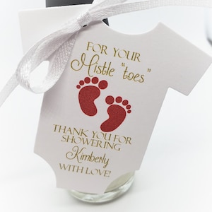 For Your Mistletoes Baby Shower Favor Tag, Favor tag for Girl, Baby Shirt Tag, Christmas Baby Shower, Nail Polish Tags, Goodie Bag Tags