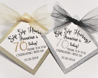 70th birthday party favors for mom