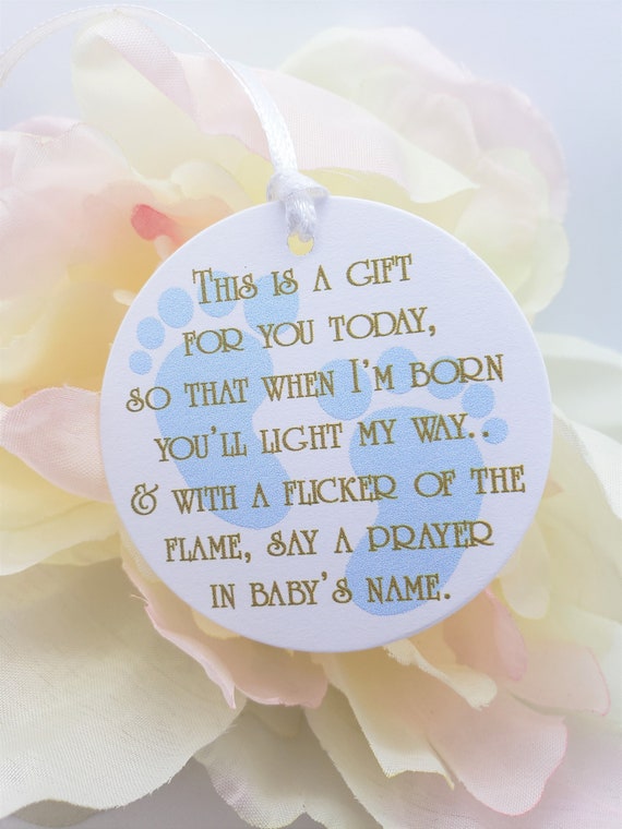 burn this candle on the night tags burn this candle on the night tags Candle prayer poem tag for baby shower favors