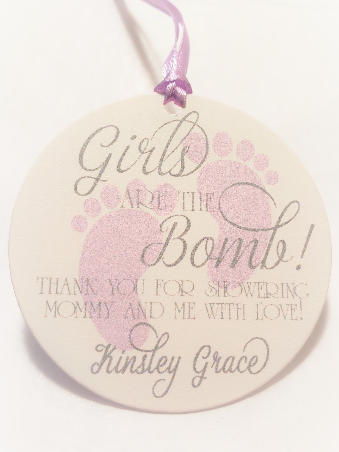 Girls Are The Bomb Baby Shower Favor Tags For Girls Lavender Etsy Girls Are The Bomb Baby Shower Favor Tags For Girls Lavender Etsy