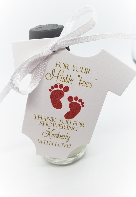 Christmas baby shower favors 2025