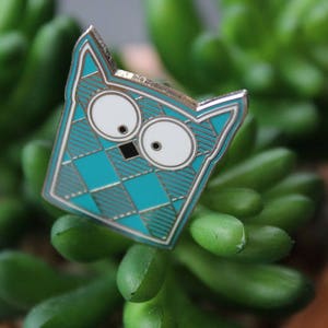 Owl Hard Enamel Pin, &quot;Toasty&quot; the Owl print enamel pin