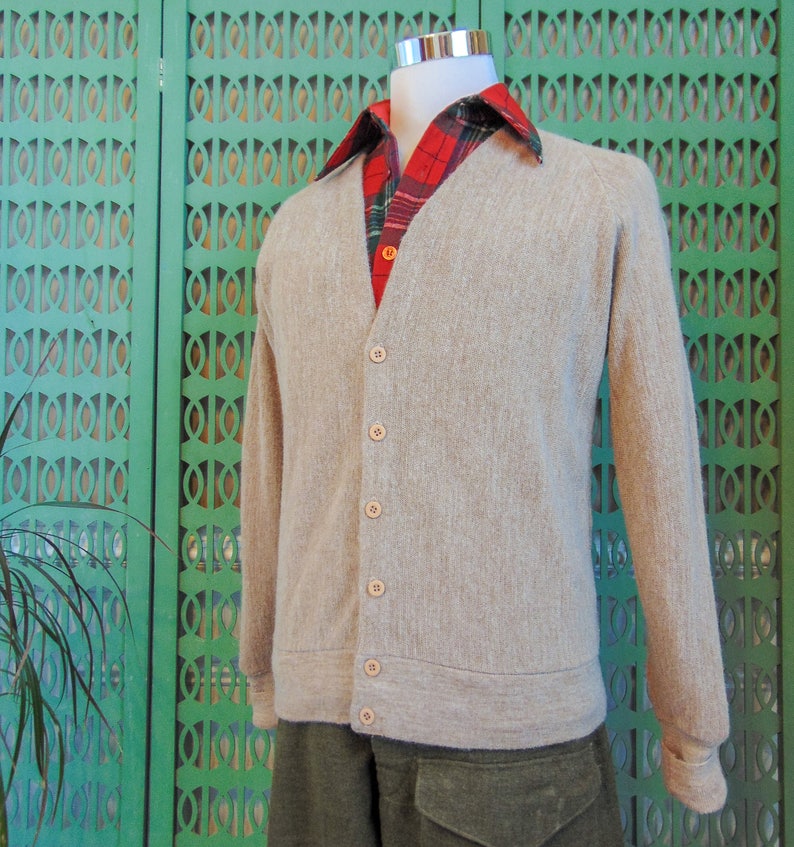 Vintage Cardigan Button Down Sweater made by Prego Retro Etsy