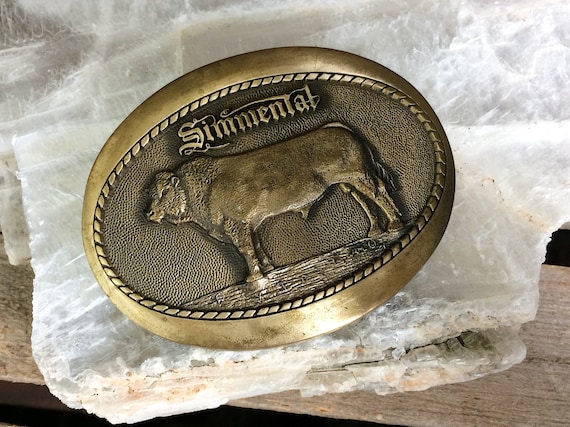 cow belt buckle