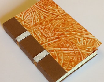 Brown notebook, small notebook, Children diary - small journal - sketchbook - with blank pages - brown 4"x5.6"