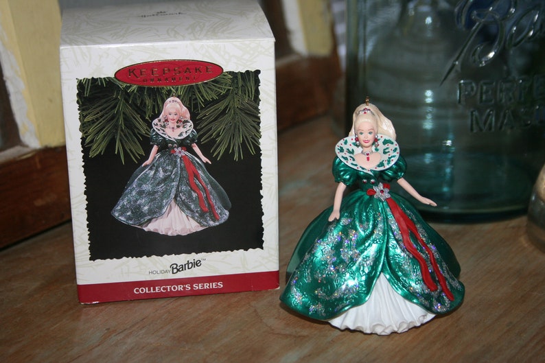1995 holiday barbie ornament
