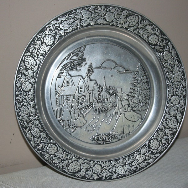 Pewter Plate Etsy