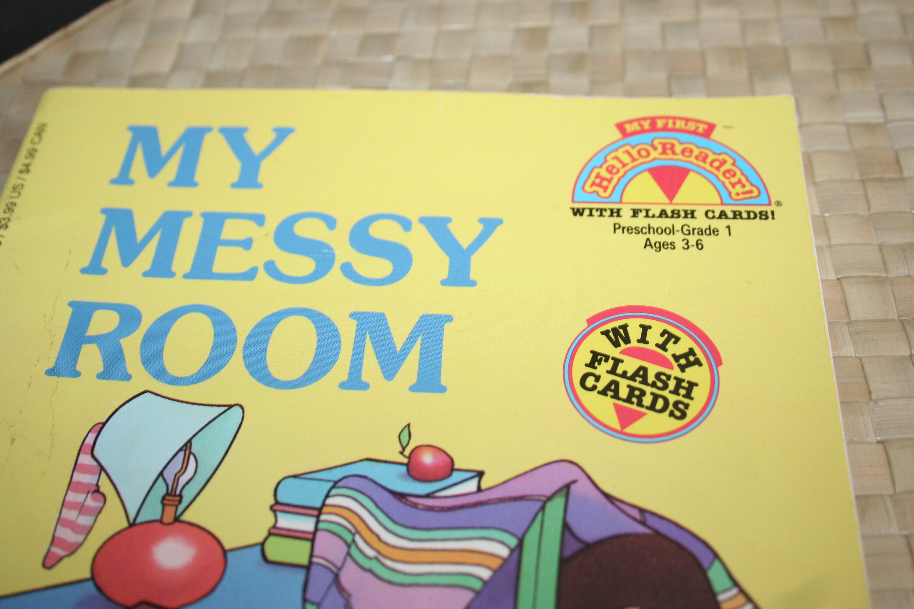 My Messy Room Paperback With Flash Cards Learn To Read Book | Etsy