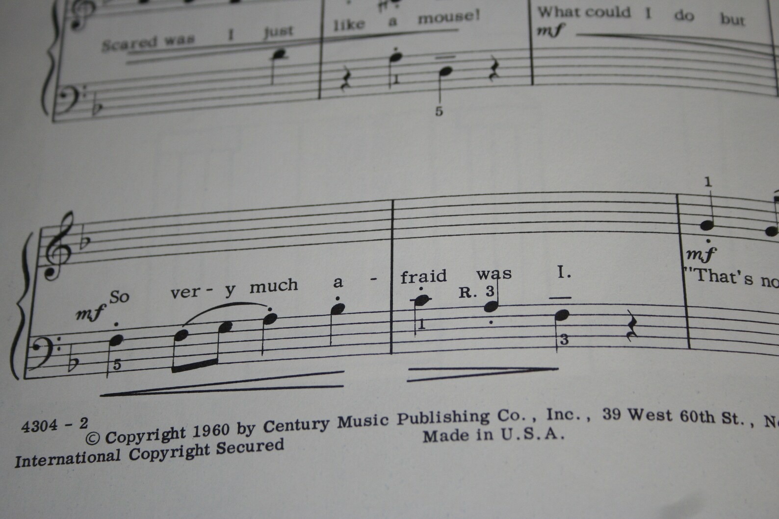 Nobody Home Piano Solo Sheet Music With Lyrics Vintage Piano Etsy