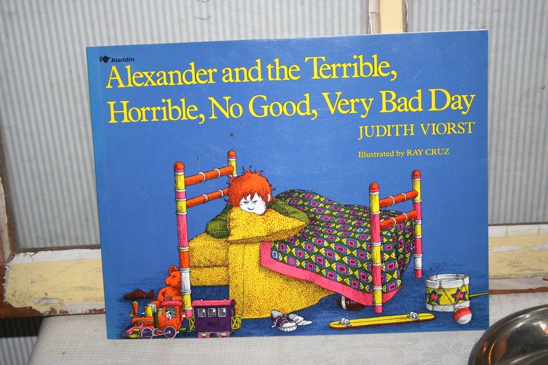 Alexander And The Terrible Horrible Very Bad Day Book www.etsy.com