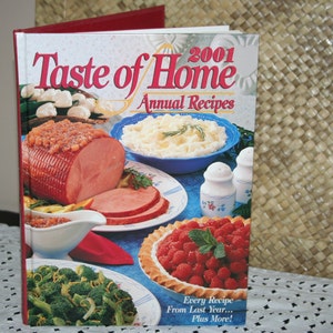 Taste of Home Annual Recipes 2001 Cookbook Recipe Book - Etsy