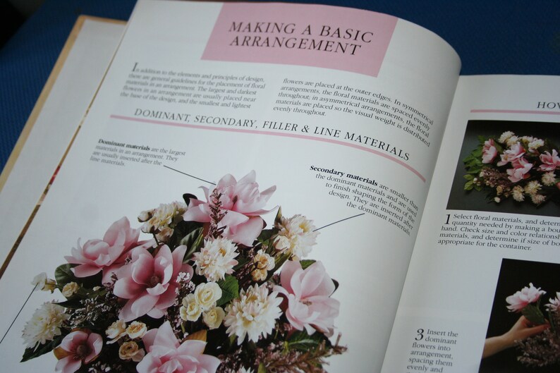 Creative Floral Arranging 1977 Hardback Book Flower Etsy